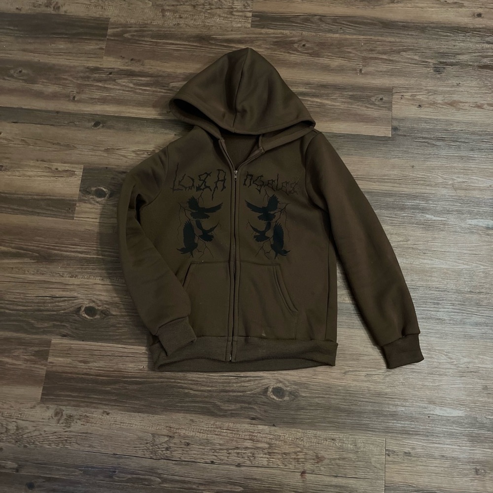Brown Zip Up